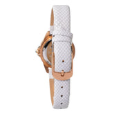 Folli Follie White Leather Dress Watch